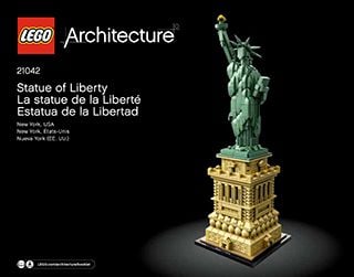 gespart € | Freiheitsstatue 04.02.2024) 02/2024 Preisvergleich ab Architecture / LEGO® (2018) 21042 38% (Stand: LEGO® 61,97