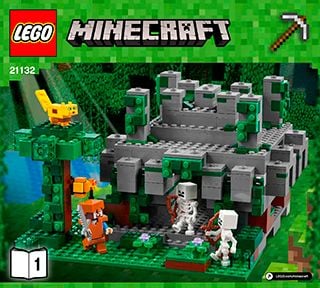 Lego Minecraft Der Dschungeltempel 21132 2017 Lego Preisvergleich Brickmerge De