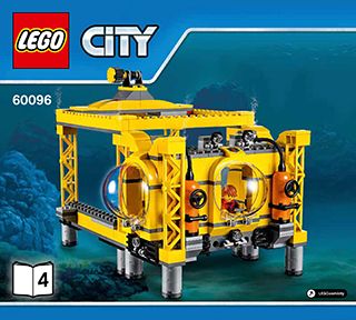 Lego Unterwasser Tiefsee popular Station Taucher 60096 neu