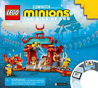 LEGO® Minions: Kung ab LEGO® 33,75 16% Rise Tempel € / The Gru 02/2024 75550 Fu (Stand: Preisvergleich 05.02.2024) (2021) | gespart Minions of