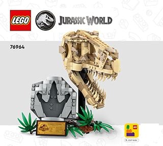 LEGO Jurassic World 2024 Sets mit T.-Rex Schädel und Baby-Dinos