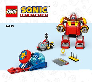 LEGO Sonic 76993 Contra o Robo Gigante de Dr Eggma - Sama Presentes