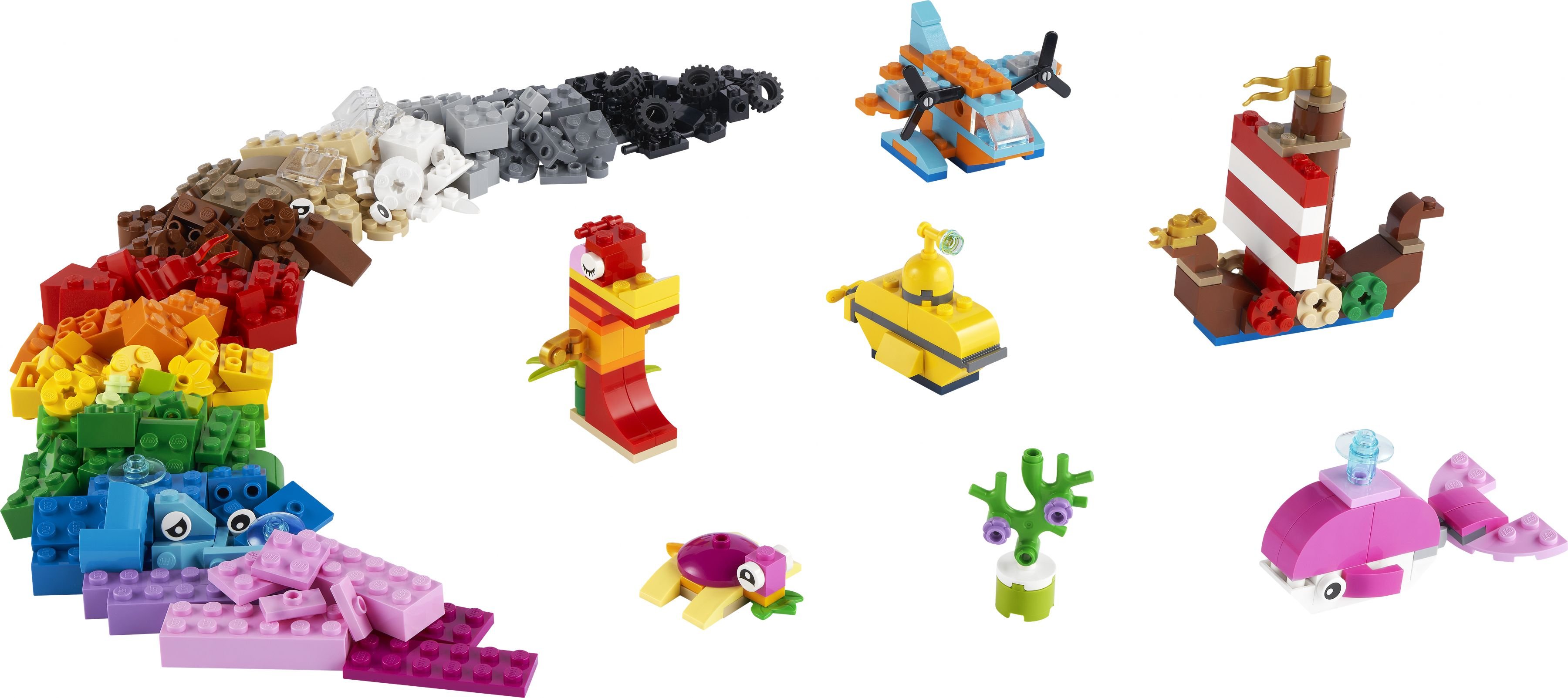 LEGO® Classic 11018 Kreativer Meeresspaß (2022) ab 13,15 € / 34% gespart  (Stand: 05.02.2024) | LEGO® Preisvergleich 02/2024