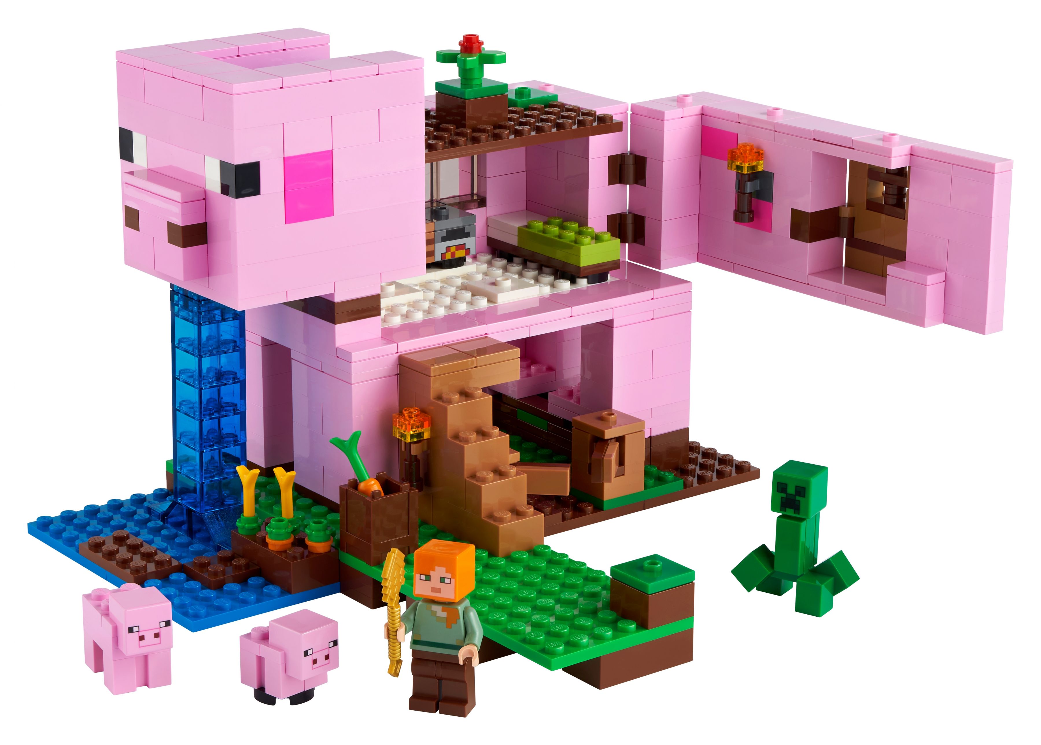LEGO® Minecraft 21170 Das Schweinehaus (2021) ab 49,99 € (Stand:  31.01.2024) | LEGO® Preisvergleich 01/2024