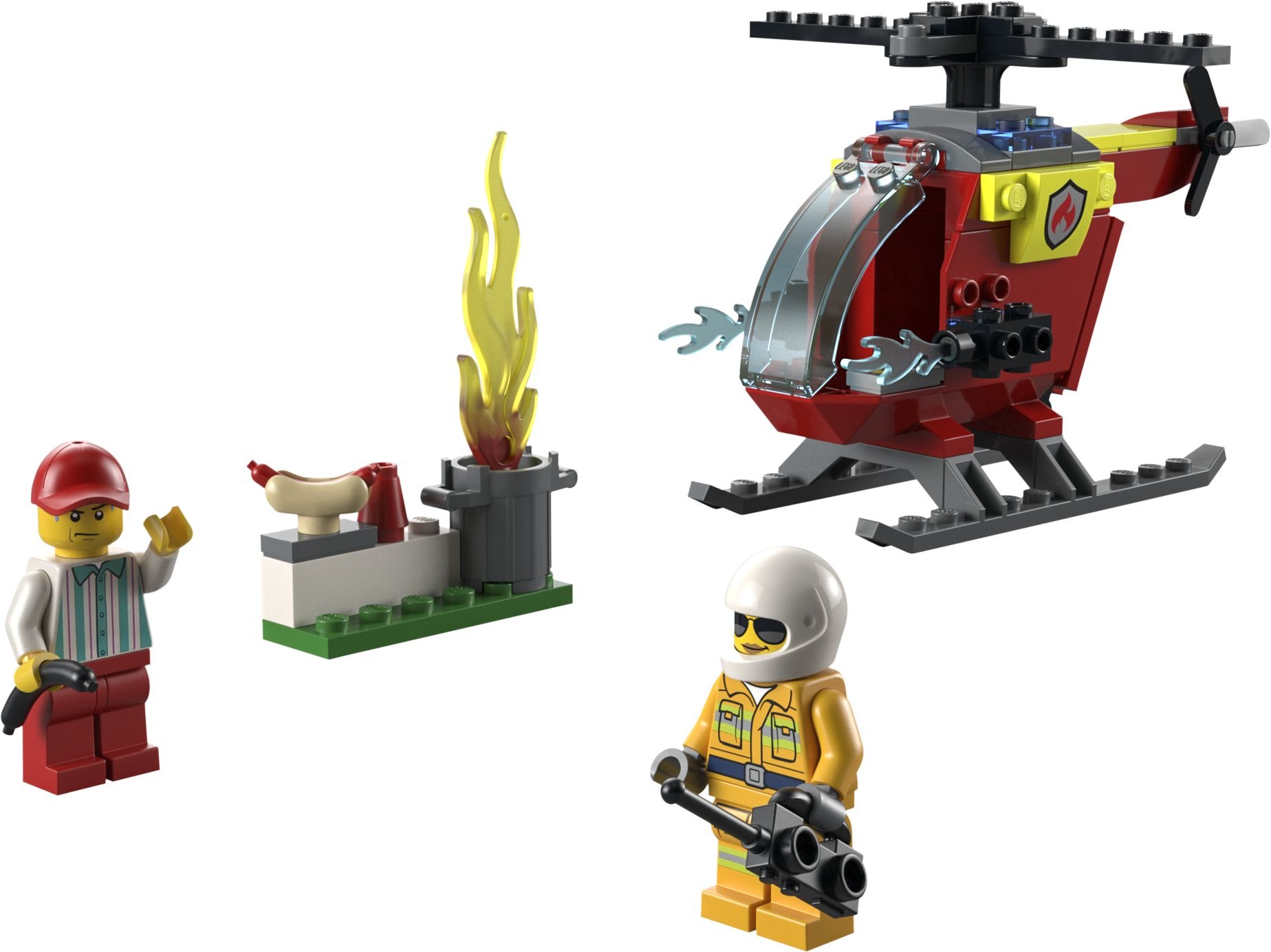 LEGO® City 60318 Feuerwehrhubschrauber (2022) ab 7,49 € / 25% gespart  (Stand: 04.02.2024) | LEGO® Preisvergleich 02/2024
