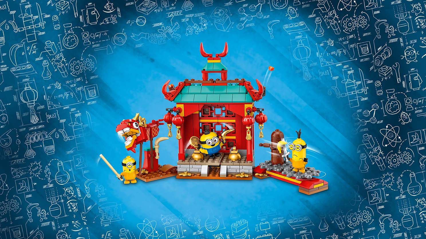 LEGO® Minions: Kung Minions LEGO® 16% Tempel gespart of (Stand: € The 75550 Rise Fu ab Preisvergleich / | 05.02.2024) Gru 33,75 02/2024 (2021)