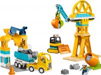 LEGO Duplo 10476 Baustelle mit Baufahrzeugen – 3-in-1-Set