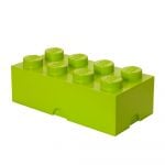 LEGO Gear 40041220 LEGO Aufbewahrungsbox, 8 Noppen, limettengrün