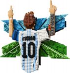 LEGO Editions 43018 Lionel Messi – Torjubel - Bild: ©2026 LEGO Group LEGO Editions 43018 Lionel Messi – Torjubel