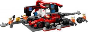 LEGO City 60443 F1® Boxenstopp mit Boxencrew und Ferrari Flitzer