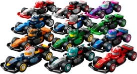 LEGO Collectable Minifigures 66796 F1® Rennwagen zum Sammeln – 6er-Pack