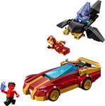 LEGO Super Heroes 76310 Iron Man Auto und Black Panther vs. Red Hulk