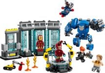 LEGO Super Heroes 76315 Iron Mans Labor: Halle der Rüstungen