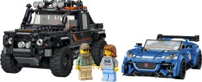 LEGO Speed Champions 77264 Jaguar Project 7 & Land Rover Defender - Bild: ©2026 LEGO Group LEGO Speed Champions 77264 Jaguar Project 7 & Land Rover Defender